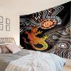Australische Aborigine-Kunstmuster Wandteppich Raumdekoration Wandbehang für Wohnzimmer Schlafzimmer, Wohnheim, Geburtstags- und Weihnachtsgeschenke