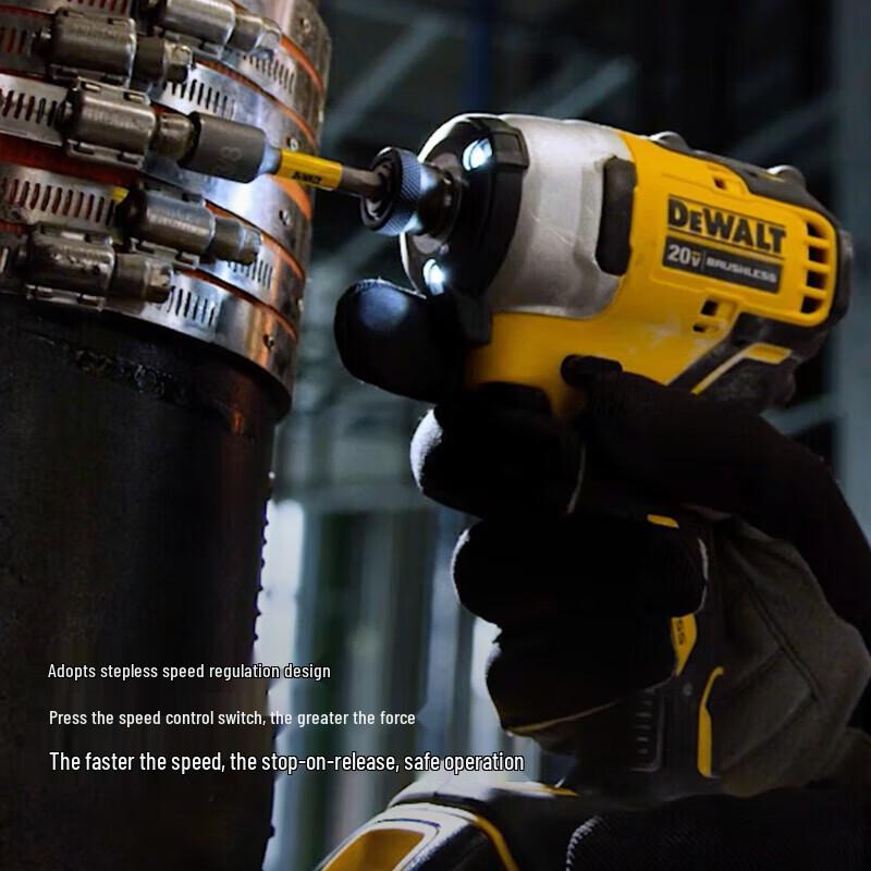 DeWalt 20V MAX* Brushless Cordless Impact Driver Kit CN plug (adapter included)
