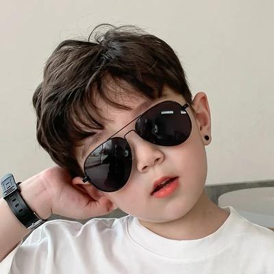 Retro vaikiški akiniai nuo saulės UV400 Prekės ženklo dizaineris Nauja tendencija Vaikų akiniai nuo saulės Prabangūs atspalviai Kūdikių berniukų mergaičių akiniai Gafas De Sol