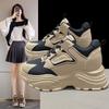 Small Height Sports Shoes Women's New Spring Thick Sole Inner Height Increase Dad Shoes Women's Versatile