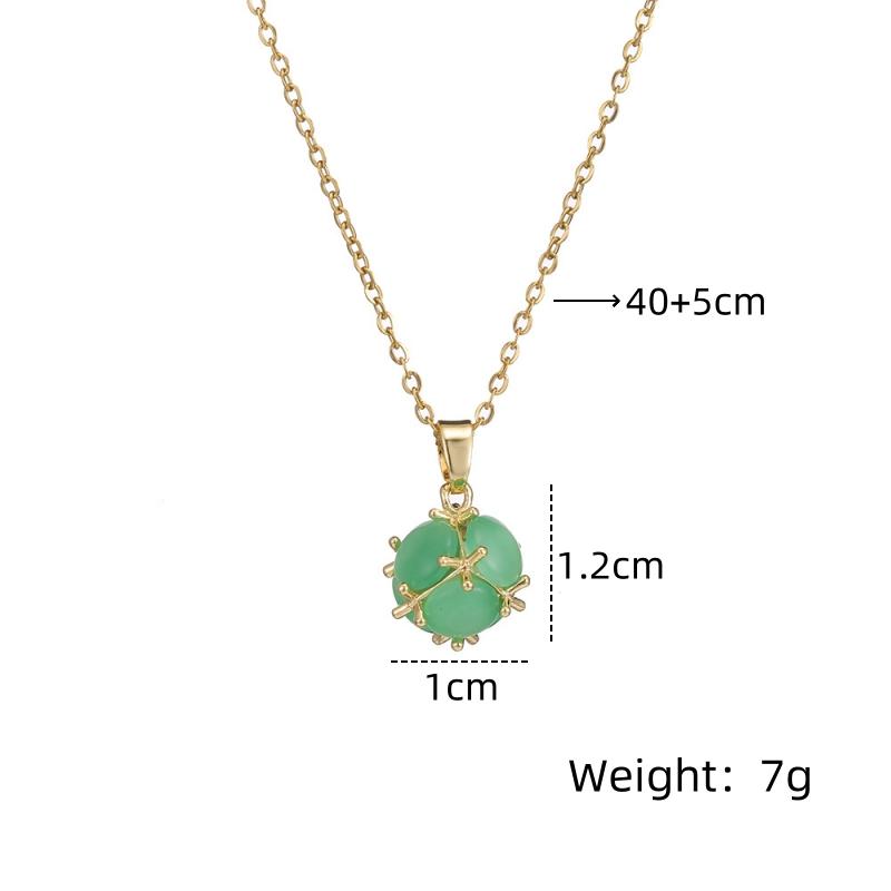 1 Pcs Faux Cat Eye Rubik Cube Copper Pendant with Stainless Steel Chain Combo Necklace