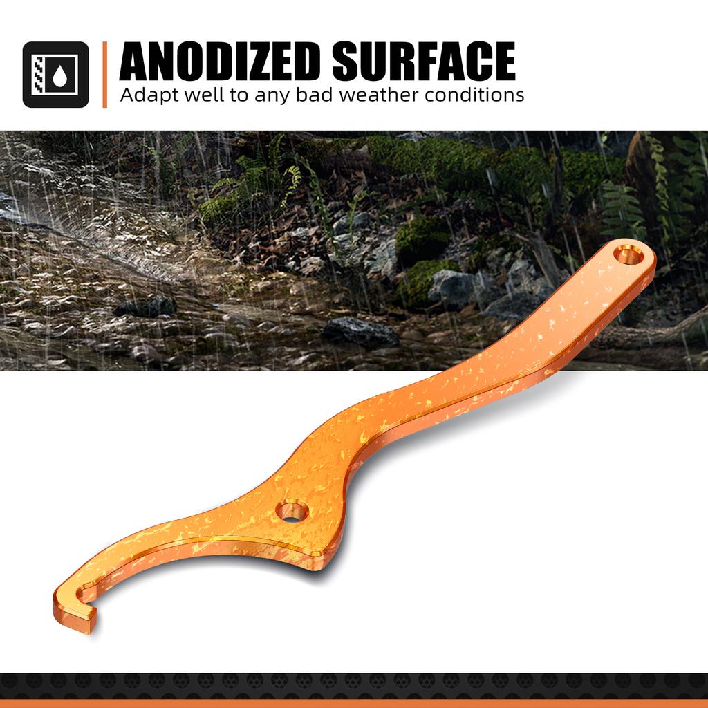 NICECNC For KTM EXC 300 EXC 250 EXCF 350 SX 125 SXF 250 SXF 450 XCW 300 XC XCF XCFW TPI Rear Shock Absorber Spanner Wrench Tool