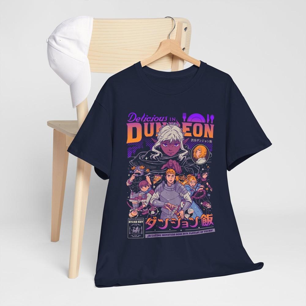 Senshi Tshirt Senshi For Food Delicious In The Dungeon Anime Japanese Shirt M