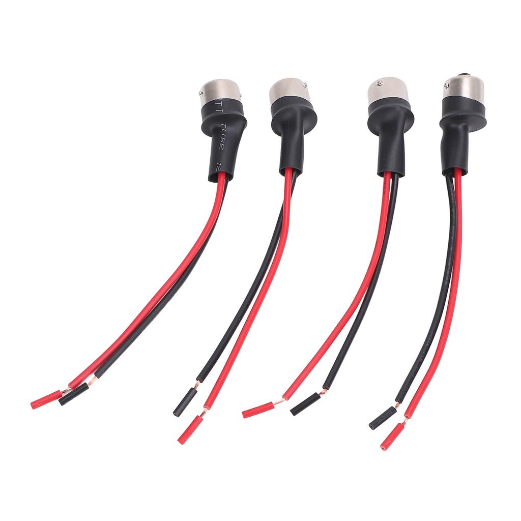 4 Buc. Conector Soclu Bec LED Etanșare Adaptor Cablaj Bec pentru Far Auto Semnalizare Lampă Stop
