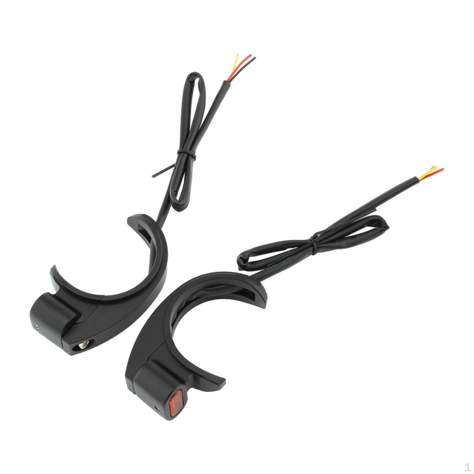 

2pcs Front Fork Turn Signals, Motorcycle LED Convenient Installation, High Performance 39mm 41mm Yellow