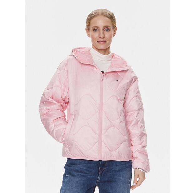 

Демисезонная куртка Tommy Jeans DW0DW17242, розовая, стандартный крой XS