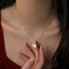 2026 Zodiac Year Horse Unicorn Necklace - 925 Sterling Silver Luxury Collarbone Chain for Women