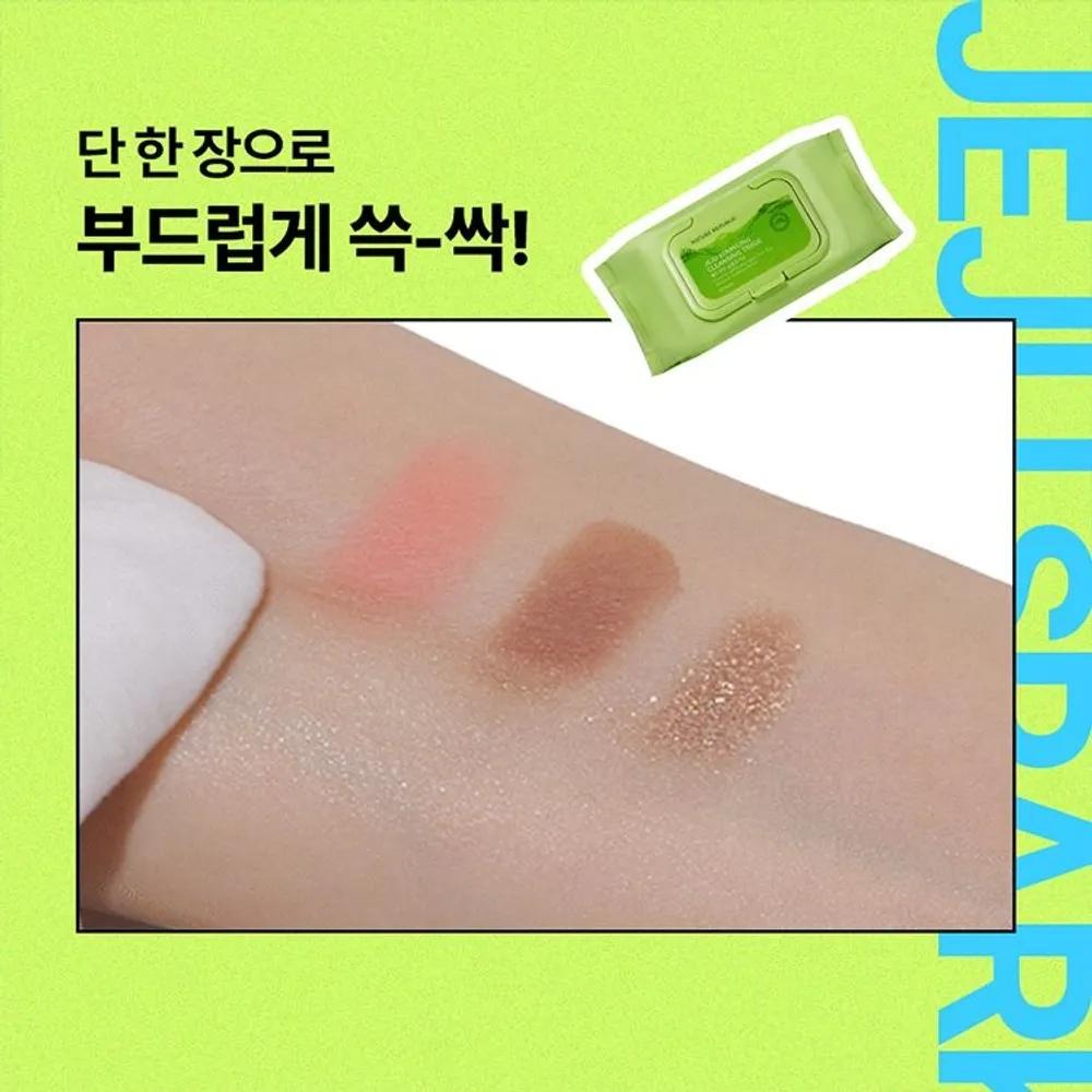 Jeju Sparkling Cleansing Tissues 200 Sheets (4 packs of 50 sheets)