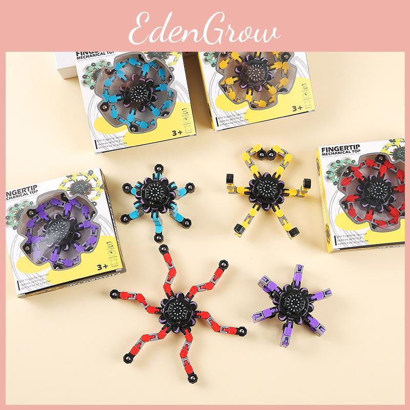 Mechanical Deformation Cartoon Mecha Chain Finger Gyro Children Toys For Play