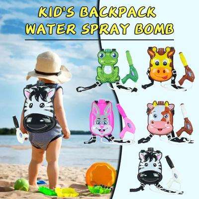 Children's Backpack Water Bomb Toy Pull-out Beach Play Water Spray Bomb Feature