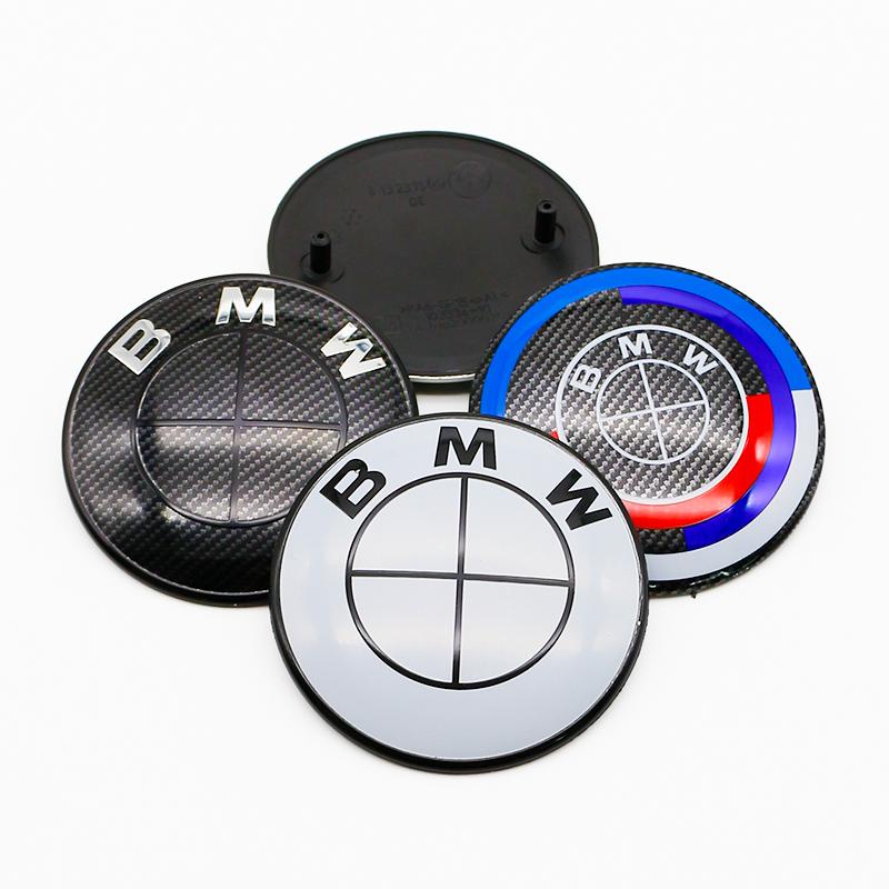 3D ABS Front Grille Badge For BMW M Logo X1 X2 X3 Emblem X4 X5 X6 F48 G01 E84 E46 E83 F39 F30 Vehicle Exterior Tuning Accessorie