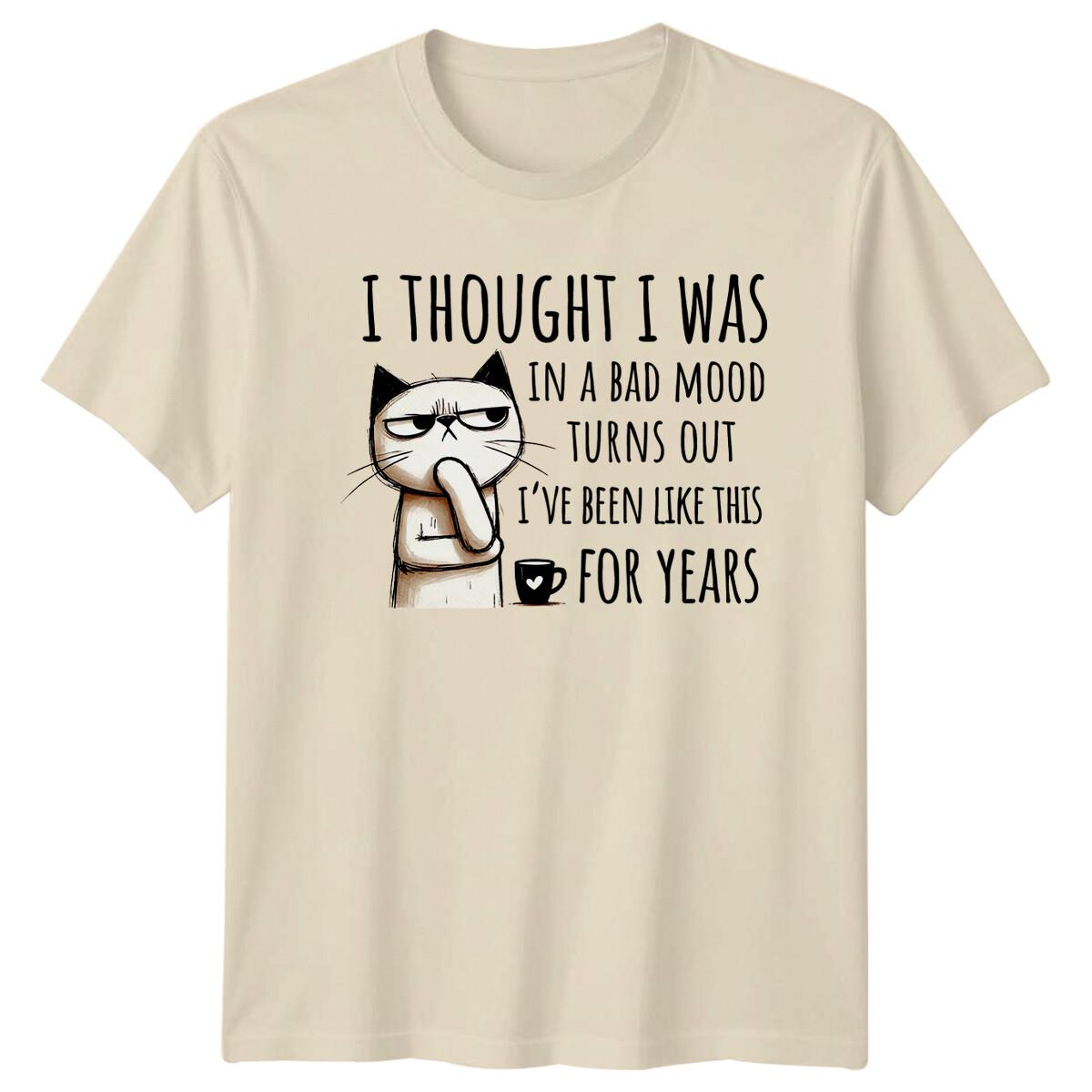 Я думал, что я кошки Животные Мужская футболка Женская футболка Графический S