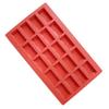 1Pc Baking Tools 20 /9-Cavity Financiers Mold Silicone Mold Red Dessert Tool Pastry Accessories Chocolate Molds, Silicone Pastry