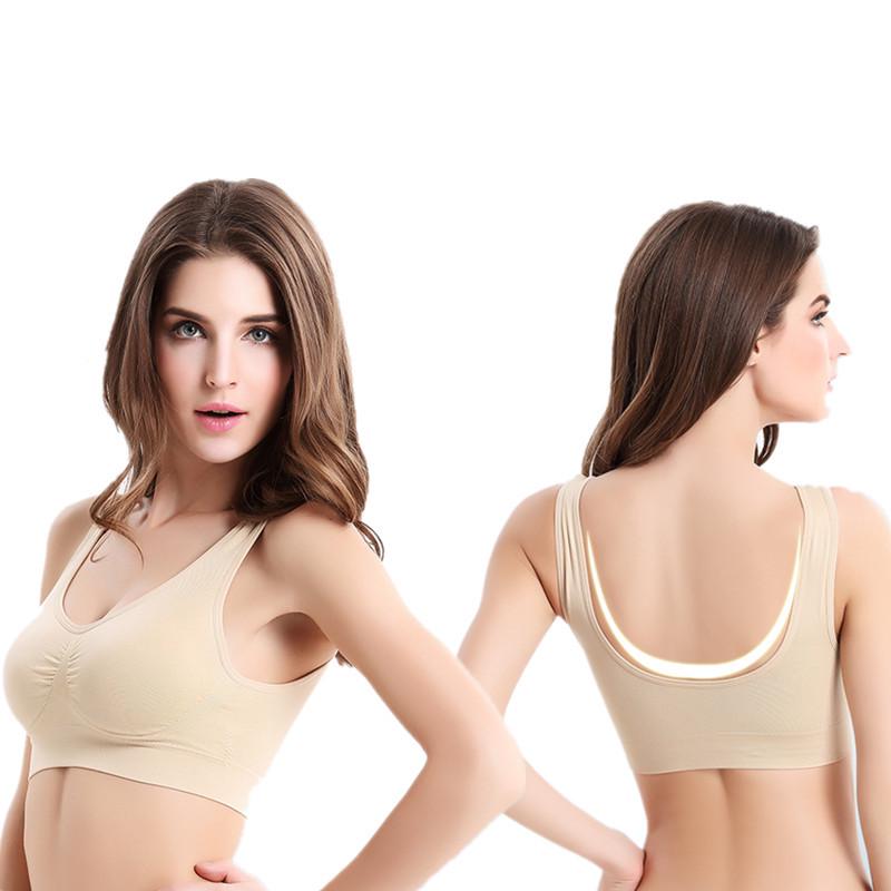 Large Size Women's Cross-Border Yoga Sports Bra – Single Layer, No Chest Pad, Comfortable Fit for Sleeping and Fitness