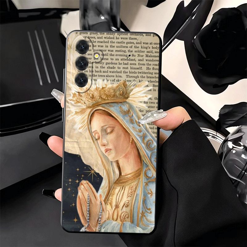 Soft Phone Case For Samsung A17 A37 A57 A16 A36 A56 A15 A35 A55 Virgen Mary Virgin De Guadalupe A14 A34 A54 A13 A33 A53 A27 A26