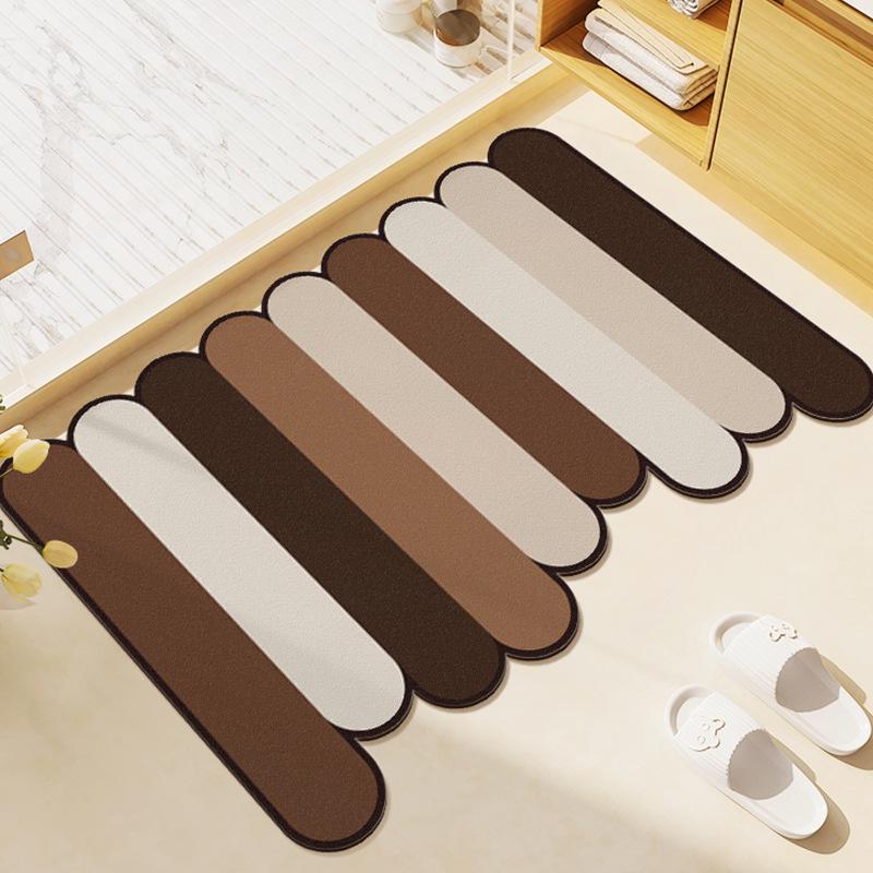 Quick-Dry, Non-Slip Absorbent Bathroom Mat - Customizable & Easy to Clean.