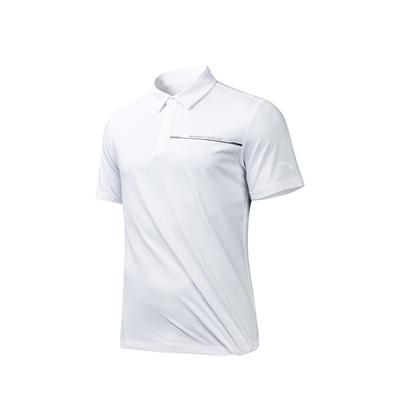 Training Series Moisture-Wicking Breathable Comfortable Short Sleeve Polo Shirt Men Tops Pure-White 152437113-5