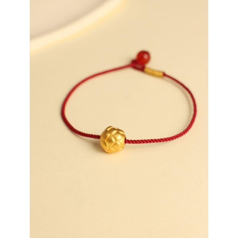 DIY Extremely Fine 1mm String Lucky Beads Anklet Carrying Strap