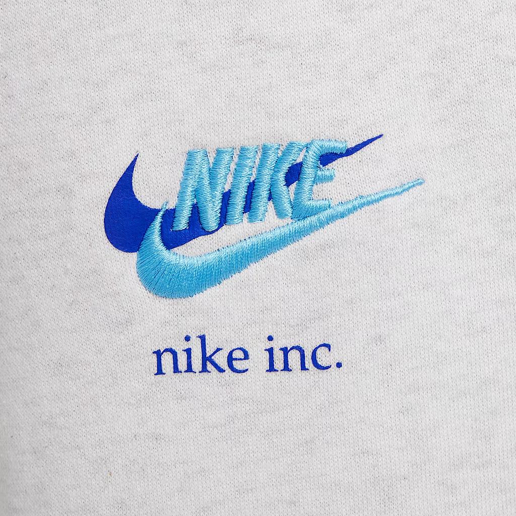 Nike Letter Logo Embroidered Casual Tapered Knit Sports Pants Kids Bottoms White DX5138-051