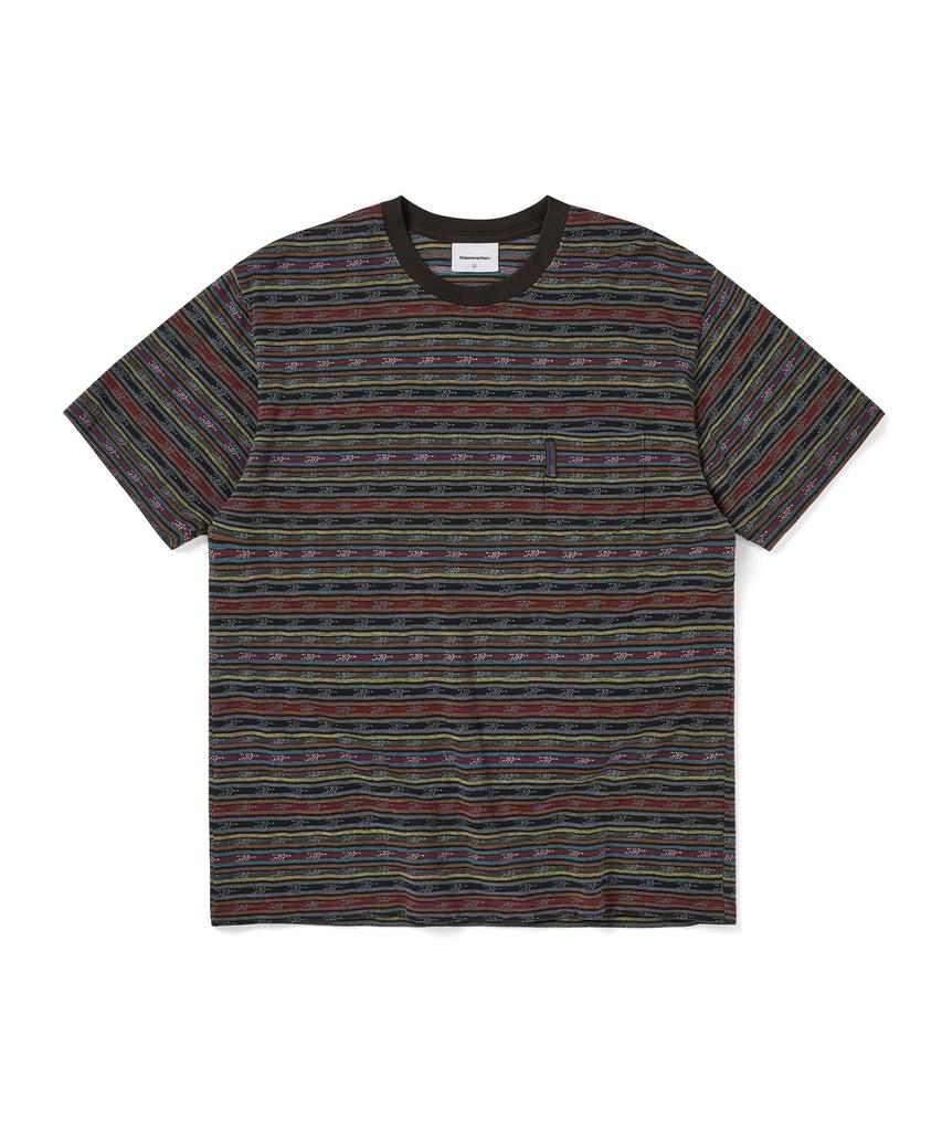 THISISNEVERTHAT Be Striped Tee Brown