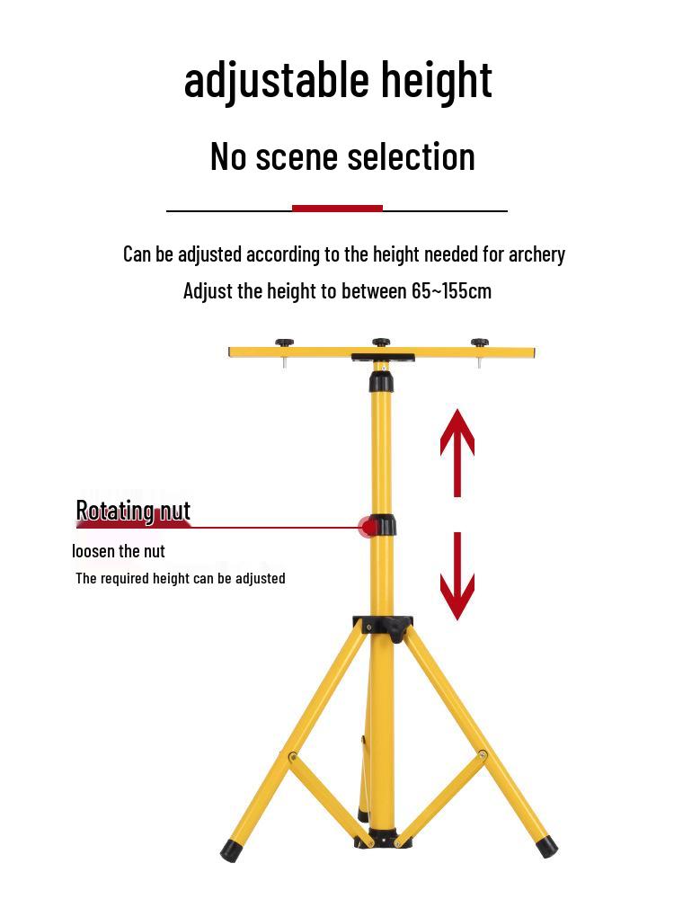 Adjustable Telescopic Archery Target Stand for Bow and Arrow