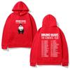 Bruno Mars Hoodie The Romantic Tour 2026 HighQuality Moletom for Autumn/Winter with Hooded Fleece Harajuku Comfortable Hoody