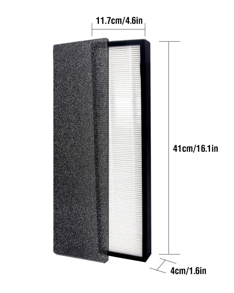 True HEPA Filter  Compatible with FLT5000 FLT5111 AC500 Series AC5250PT AC5300B AC5350 AC5350B AP2800CA Air Purifier Filter