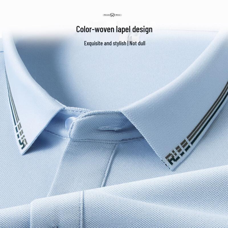 Hodo Men's Premium Silk Blend Pique Polo Shirt