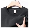 Herren Schwergewicht Baumwoll Hoodie 420g: Winter Einfarbige, Lockere Drop-Shoulder, Rundhals, Mit Samt gefütterte, Langarm Basisschicht