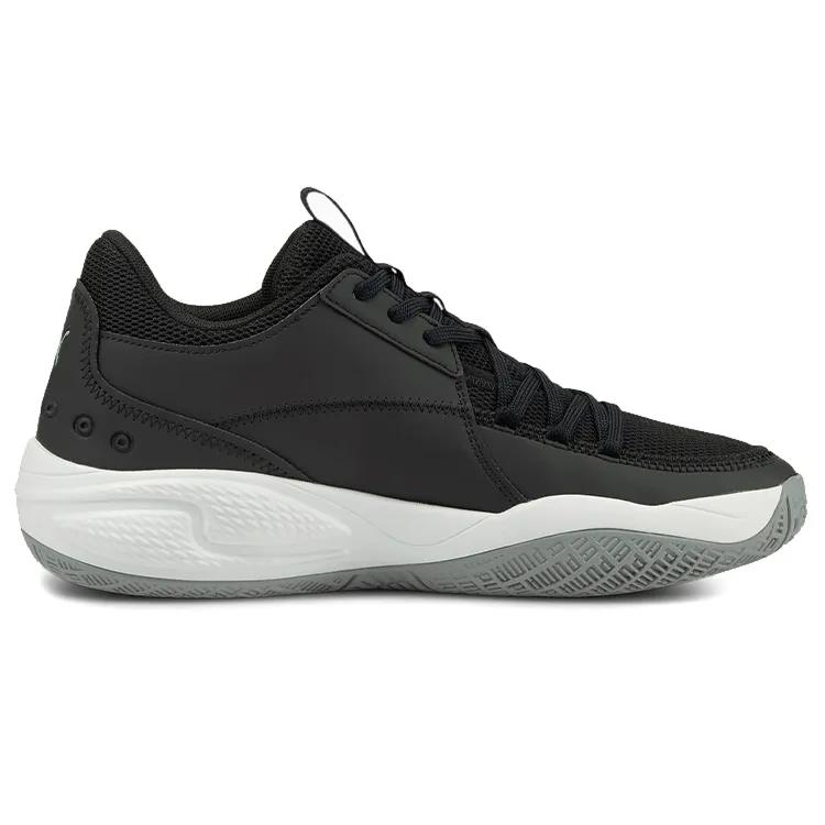 Puma Court Rider Team 'Black White' (Unisex) Black / White Basketball Shoes 195660 06