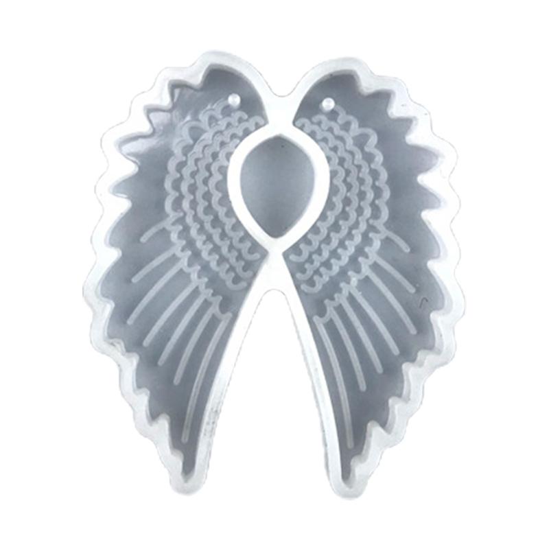 Resin Epoxy Silicone Mold Angel Wing Mold Casting Molds for Jewelry Making 1 чистый