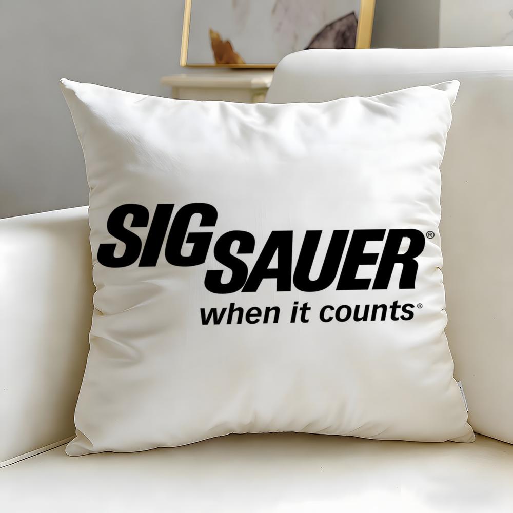 Fashion Ssig Sauerable Cushion Cover Soft EasyWash Pillow Case Versatile for Couch Bed Travel and Office