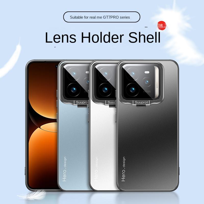 Case For Phone Yulin-003 For Realme Gt 7 Pro Lens Protector With Holder Phone Case