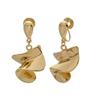 No Piercings Irregular Metal Earrings Stylish  Mosquito Coil Ear Clip