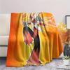 Blaziken  Print Flannel Blanket, High Quality Comfortable for All Seasons, Home Decor, Warmth and Comfort