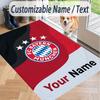Custom Text Printed Rug Bayern Munich Non Slip Floor Carpet For Home Room Decor