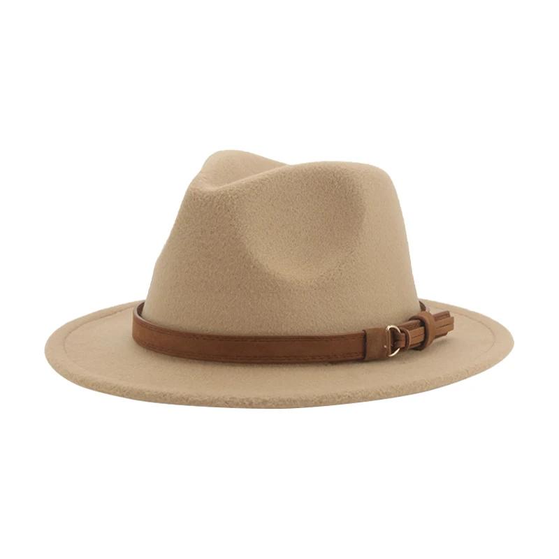 Hats for Women Fedoras Girls Hat Boys Hat Felted Kids Baby Caps Small 52cm 54cm Belt Wedding Cute Kid Fedoras Sombreros De Mujer