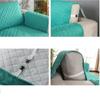 Solid Color Quilted Sofa Towel for Dogs Pets Anti-slip 1/2/3 Seat Sofa Cover Washable Armrest Couch Covers Slipcovers
