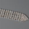 Stylish Rhinestones Tie Long Necklace Fashion Accessory For Parties Weddings And Formal Occasion Dressingup Neckpiece
