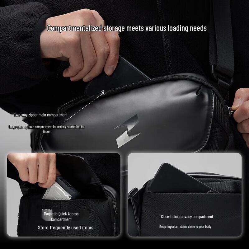 TAJEZZO P6S Ανδρική Casual Τσάντα Στήθους