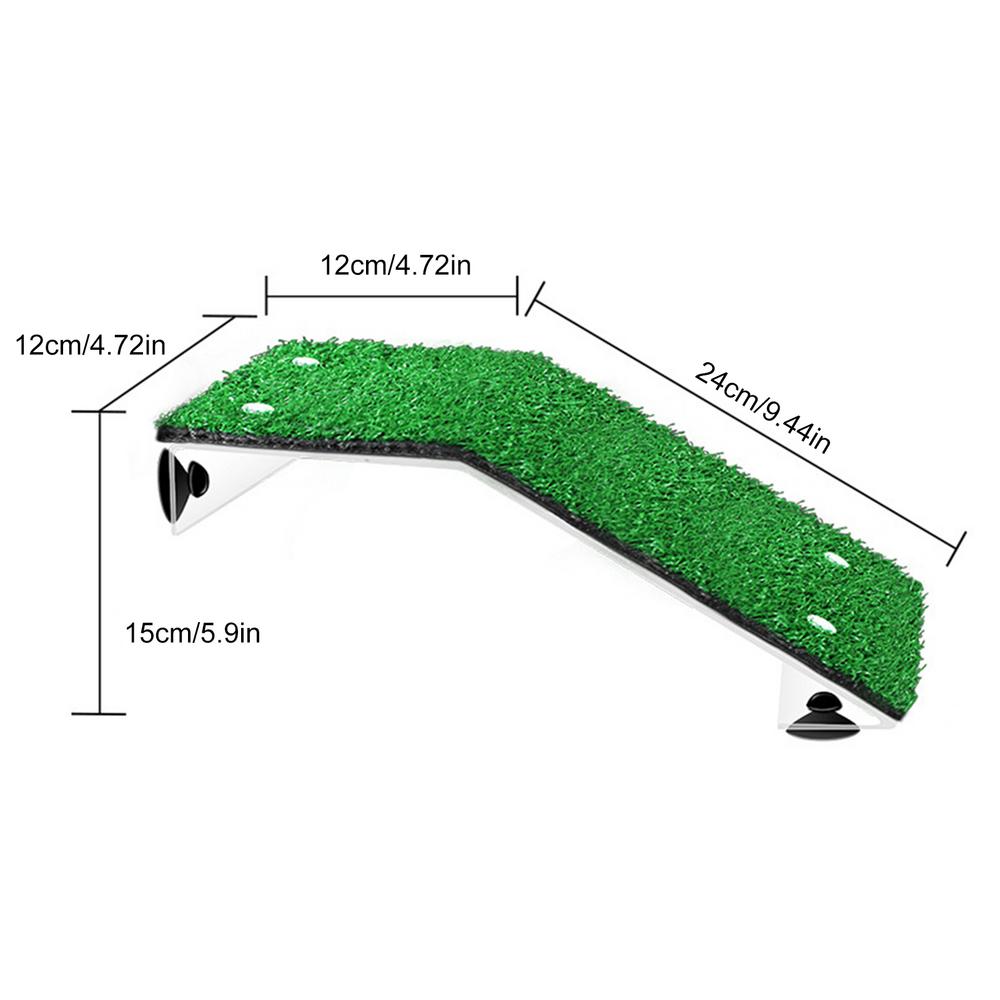 Reptile Lawn Climbing Turtle Basking Platform Ladder Simulation Grass Ramp Aquatic Turtle Water Tank Habitat Decor Accessories