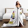 Alice In Borderland 3 Jock Card Flannel Blanket  Warm Soft Throw Blanket for Home Decor Airplane Travel Bedspread Sofa Bed Cover