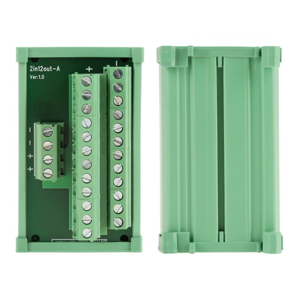 12 Position Power Distribution Module Terminal Block Distribution Board  Automation System