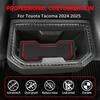 3D Cup Holder erts Coaster for Toyota Tacoma Accessories 2024 2025 2026 Siliconce Cup Coaster Mats Center Console Liner Non Slip Dustproof Protecror