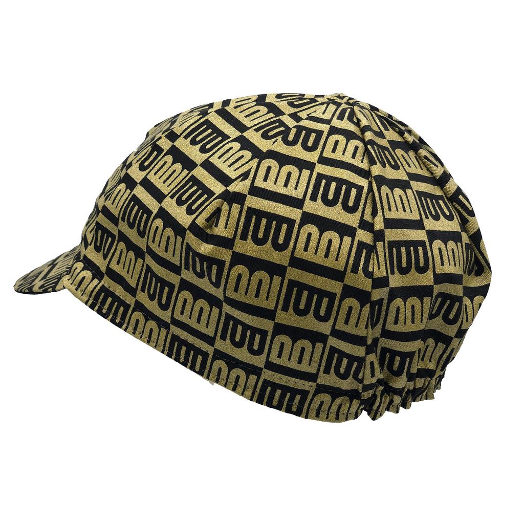 Cinelli Columbus Cento Gold Free Size Cap, Black/Gold,