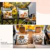 Theme Pumpkin Sunflower Pillowcase Printed Polyester 45X45Cm Throw Pillowcover Decorative Sofa Cushion Pillowslip Home Decor