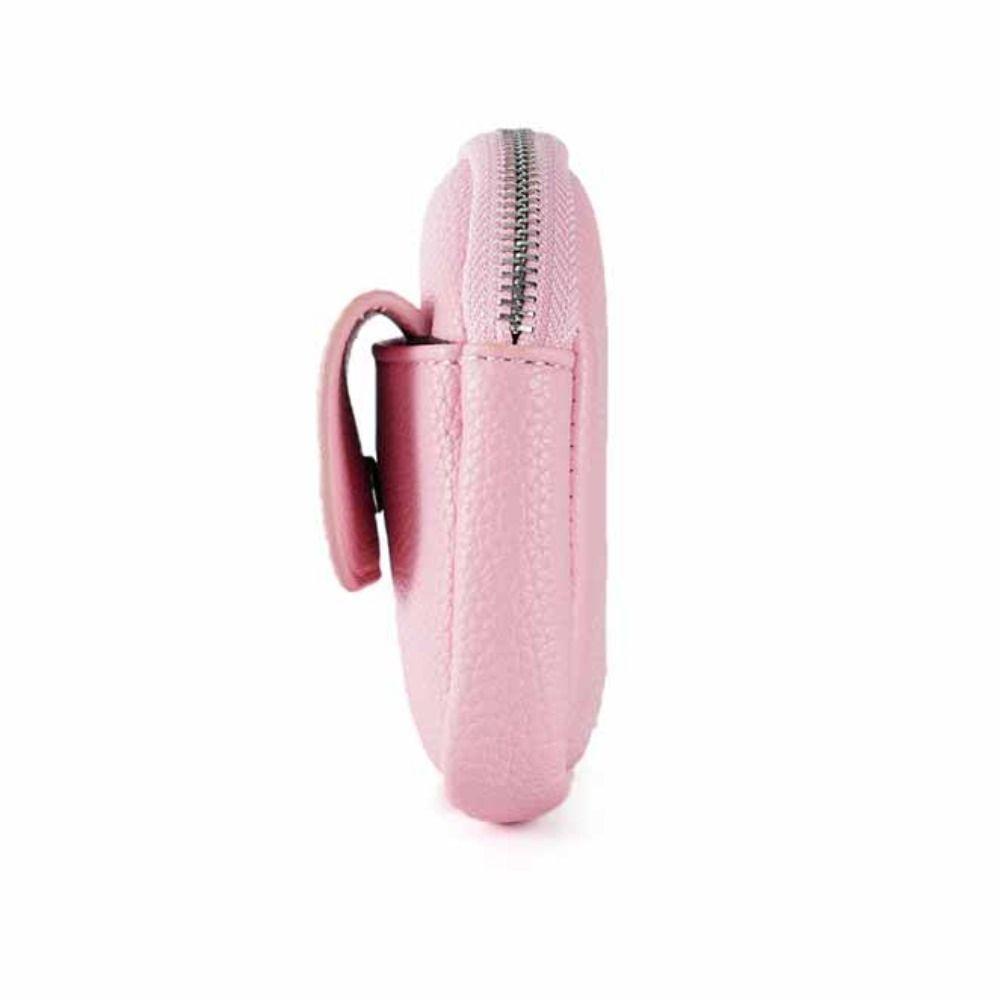 Solid Color Zipper Coin Purse Korean Style Small Item Bag Simple Handheld Wallet  Men