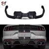 Carbon Fiber Rear Diffuser for Ford Mustang GT500 Bumper