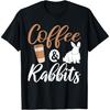 Coffee and Rabbits Cute Rabbit Lover T-Shirt