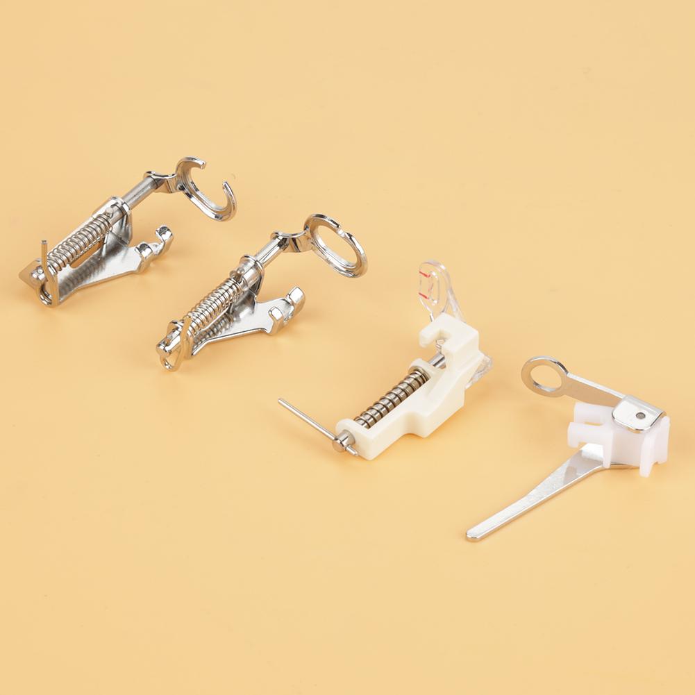 4 pieces metal roller press presser foot for industrial flatbed sewing NaMachines and hvy fabric